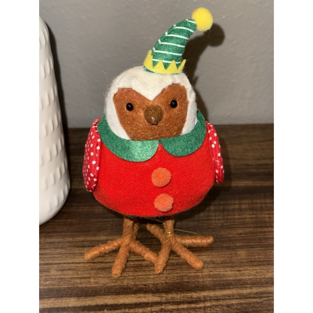 Target Wondershop 2023 Featherly Friends Bauble Christmas Elf Bird‎ with Nametag